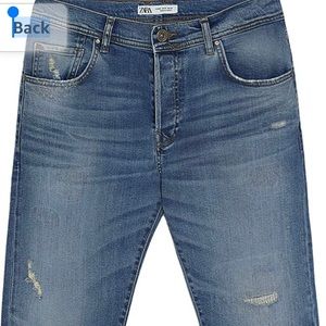 Zara Men Ripped Slim Fit Jeans (Negotiable)